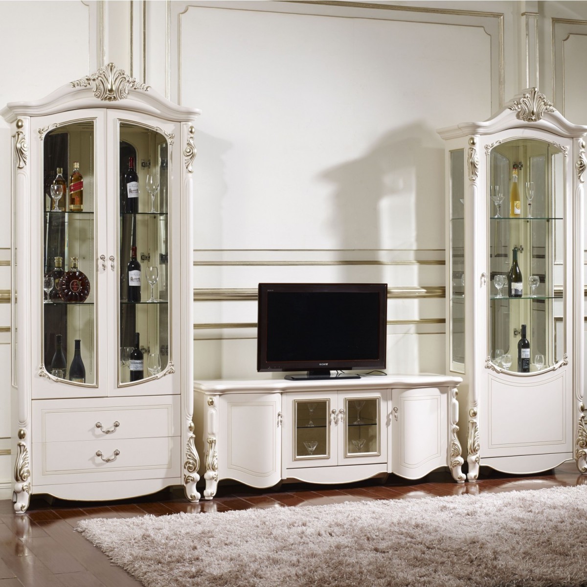 мебель белая в классическом стиле
